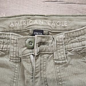 American Eagle Cargo Light Olive Pants